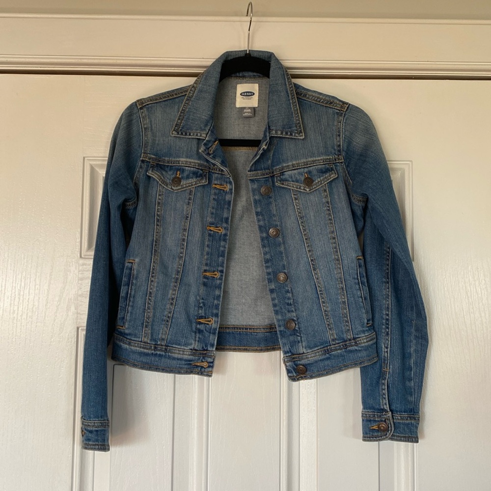 old navy xl childrens jean jacket